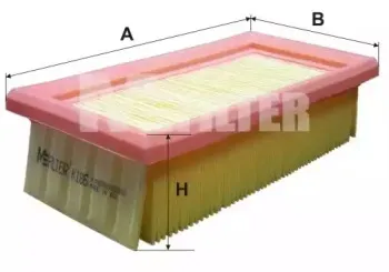 K 186 MFILTER Воздушный фильтр K 186 MFILTER Воздушный фильтр